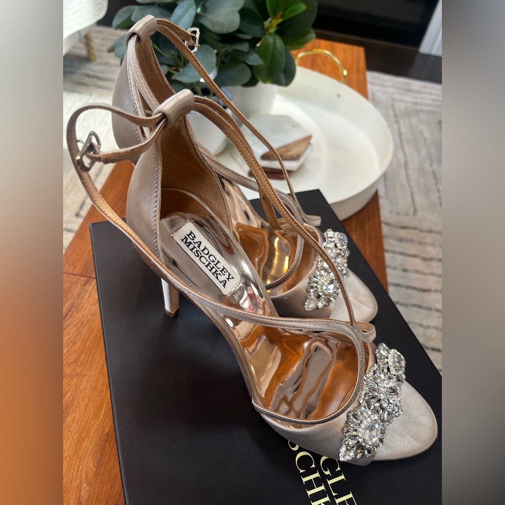 Badgley Mischka - Size 9- Like New - Nude color